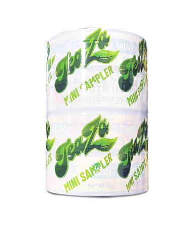 Teaza Herbal Energy Sampler Pack Healthy Dip Pouches Smokeless Alternative Snuff Chewing Dipping Tobacco Alternative Nicotine Free Dip - Cool Mint Chill Cherry Chill Wintergreen Tropical (4 Pack)