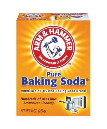 Arm & Hammer Pure Baking Soda 8oz Pack of 2 8 Ounce (Pack of 2) - Buy Online on GoSupps.com