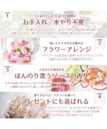 Buy Poppy Nagoya Soap Flower Bouquet - Perfect Mother's Day Gift | Artificial Pink Flowers S-191 - Buy Online on GoSupps.com