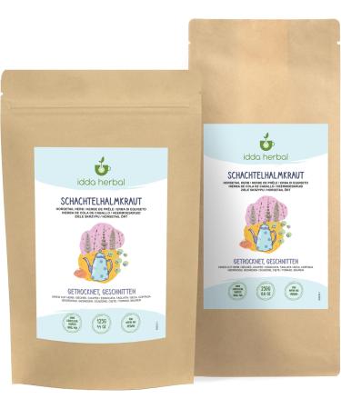  IDDA Herbal IDDA Herbal Horsetail Tea 250g Dried and Cut Horsetail for Infusions Loose Leaf Tea - Buy Online on GoSupps.com