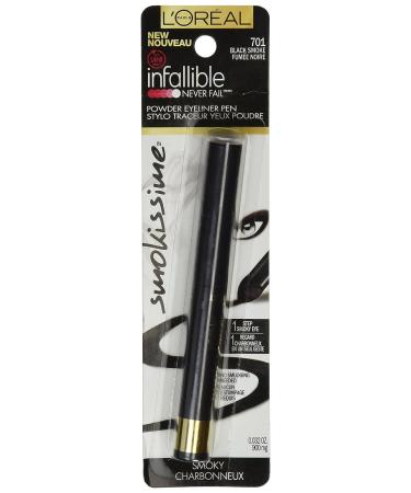 L'Or al Paris Infallible Smokissime Powder Eyeliner Pen - Black Smoke 0.032 oz - Long-Lasting Precision Eyeliner - Buy Online on GoSupps.com