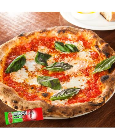 Colon | 100 sticks of hot sauce for pizza | Individual doses of 2 ml - Buy Online on GoSupps.com