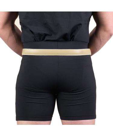 Hernia Truss - Single Spring Inguinal Pad Compression | 44" Hip Size (Right) - Best for Comfort & Support - International Shipping Available - Buy Online on GoSupps.com