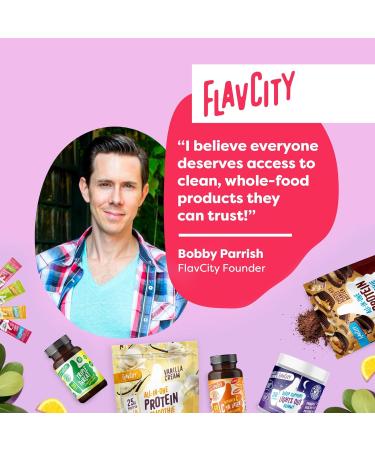 FlavCity Brownie & Vanilla Smoothie Bundle - 25g Grass Fed Whey Protein Powder & 10g Collagen - Real Vanilla Bean & Cocoa Gluten Free (20 Servings Each) - Buy Online on GoSupps.com