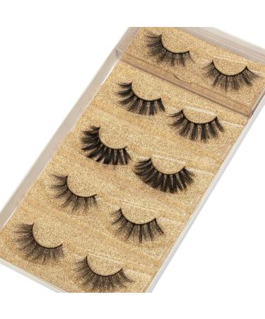 Dysilk 6D Artificial Eyelashes | 5 Pairs of Naturally Reusable Fake Lashes | 15mm-18mm False Eyelash Extensions | Shop Internationally - Buy Online on GoSupps.com