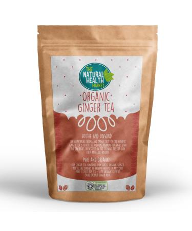 Organic Ginger Tea Bags By The Natural Health Market Soil Association Certified Organic Ginger (10 Teabags) - Buy Online on GoSupps.com