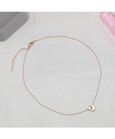 Boho Moon Phase Necklace - Adjustable Star & Moon Pendant Jewelry for Women & Girls | Celestial Festival Gold Necklace - Buy Online on GoSupps.com