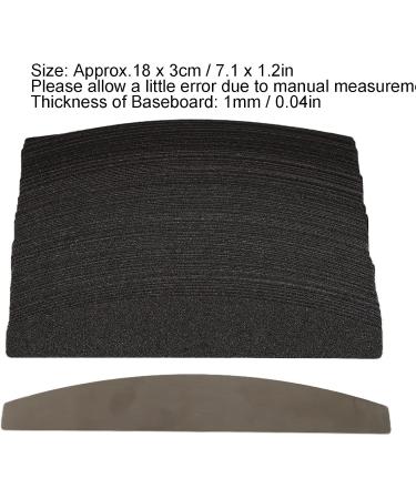 Nail Files Set Interchangeable 100 Pieces Files for Gel Nails with Stainless Steel Board Change Files Set with Metal Half Moon Board for Natural Nails Toenails and Gel Nails - Buy Online on GoSupps.com