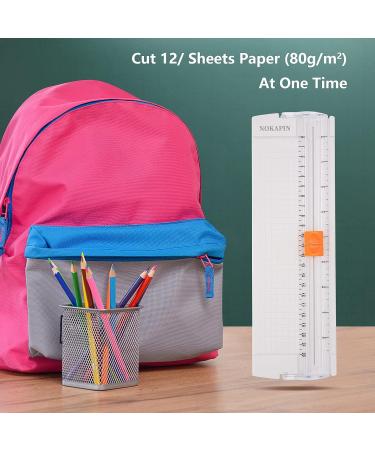 Small Paper Cutter for Cardstock  Â Portable Cutter Trimmer A4 A5 Craft Guillotine Paper Trimmer Scrapbooking Tool for Paper Label Card  Craft Paper and Photos Standard Cutting DIY Scrapbook (White) - Buy Online on GoSupps.com