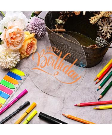 50-Piece Clear Circle Acrylic Blanks - 4 Inch Round Discs for Picture Frames, Painting, DIY Crafts - Buy Online on GoSupps.com