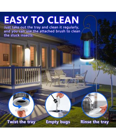 15W UV Mosquito Trap - Electric Insect Catcher with LED & Remote Control | Effective Indoor & Eaves Fly Trap - Buy Online on GoSupps.com