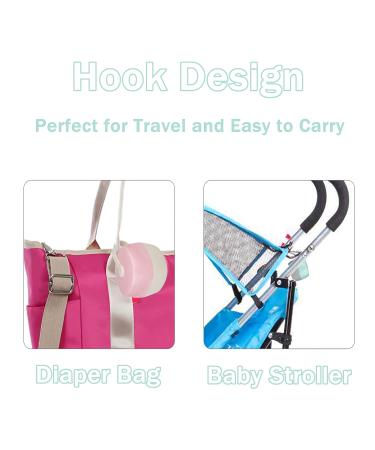 LANEYLI Pacifier Case Pacifier Holder Case Pacifier Clip Binky Holder Case Pacifier Box Pacifier Accessories 2 Pack Macaron Grey Clear - Buy Online on GoSupps.com