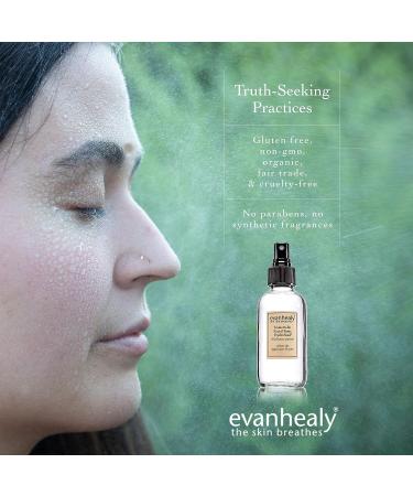 Evanhealy Immortelle HydroSoul Facial Toner - Organic Hydrosol Beauty Water Spray for Refreshing and Alcohol-Free Skin Tonic - Buy Online on GoSupps.com