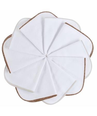 Mimadu molton towels baby cloths baby washcloth set can be used as a moist washcloth nature baby drying towels rag art lessons children oeko-tex cotton towels 10 Set 25x25 cm (nude tones)