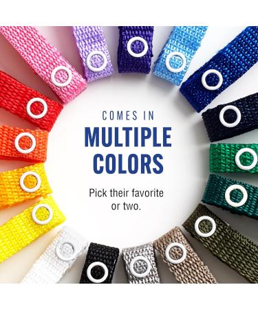 Baby Buddy Secure-A-Toy - Seat Belt Toy & Pacifier Holder for Strollers High Chairs & Car Seats - 8 Pack in Girl Colors Adjustable Lengths Hygienic Design - Buy Online on GoSupps.com
