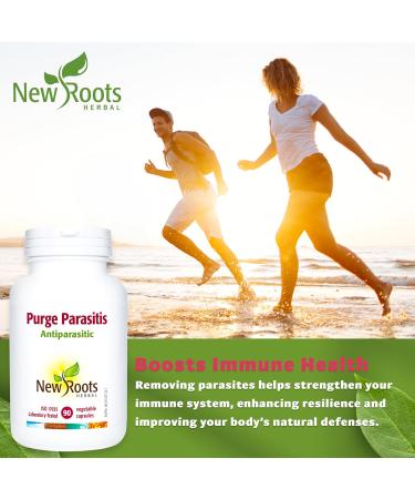 New Roots Herbal Purge Parasitis Capsules 90 Veg Caps for Adults - Comprehensive Parasite Cleanse with Wormwood Black Walnut Hull - Digestive & Antiparasitic Support Supplement - 1 Bottle 90 Count (Pack of 1) - Buy Online on GoSupps.com