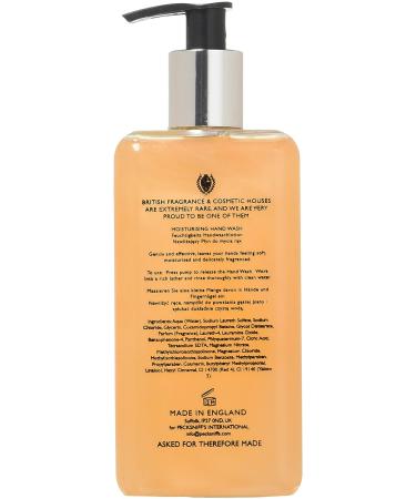 Pecksniff's Ginger Flower & Patchouli Hand Wash - 16.9 fl oz - Gentle & Moisturizing, All Natural & Cruelty Free - Vitamin B Enriched for Sensitive Skin - Buy Online on GoSupps.com