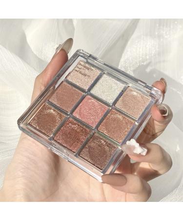 Eyeshadow Palette Glitter Eye Shadow Pallets For Women Shimmer Eyeshadow Make-Up Palettes Natural Waterproof Long Lasting Highly Pigmented Travel Size Eyeshadow Gift (Glitter Snow) - Buy Online on GoSupps.com