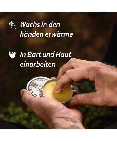 MR Bear Family Wilderness Beard Balm - 60ml - Natural Mustache & Beard Styling with Shea Butter Jojoba Oil and Beeswax - International Shipping Available - Buy Online on GoSupps.com