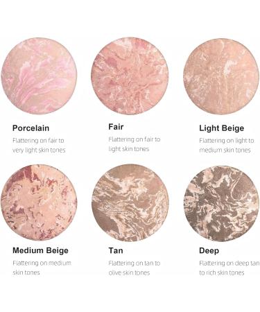 PCC PTYXIS Baked powder blusher baked foundation makeup color foundation makeup Frosted Blush Light Powder Blusher matte natural skin color 2 15g 2 15 g 1er Pack - Buy Online on GoSupps.com