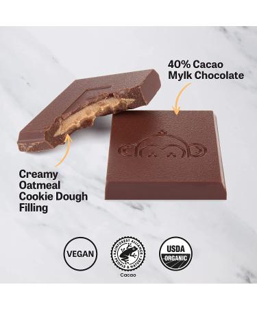 EVOLVED Chocolate Oatmeal Cookie Dough Filled Chocolate Bars 2.5oz (Pack of 8) - Buy Now! - Buy Online on GoSupps.com