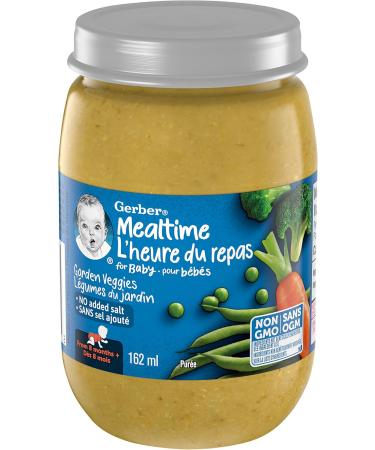 Gerber Mealtime Pur e Garden Veggies Jar 12x162ml - Buy Online on GoSupps.com