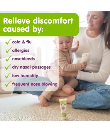 Boogie Saline Nasal Gel Made with Aloe and Isotonic Saline Soothes and Hydrates Dry or Irritated Noses Unscented Pack of 1 - Buy Online on GoSupps.com