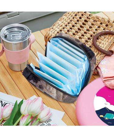 English Bulldog Women's Napkin Storage Bag | Portable Period Pocket for Teens & Girls | Menstrual Cup & Breastfeeding Insert Holder - Buy Online on GoSupps.com