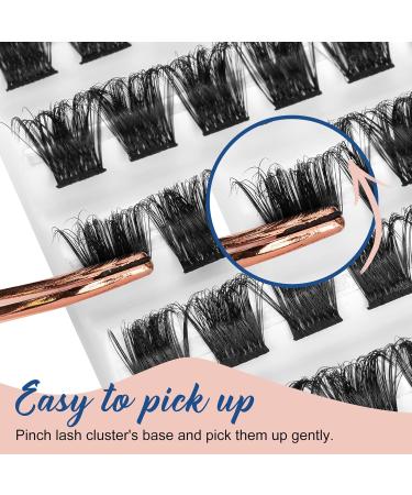 Shop Crislashes 144 Pcs D Curl 18mm Cluster Eyelashes - Reusable Wispy Manga Extensions for Stunning Looks - Buy Online on GoSupps.com