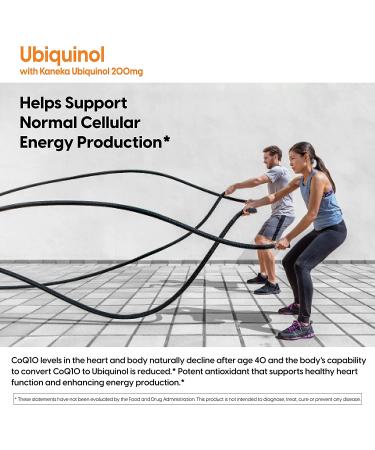 Doctor's Best Ubiquinol 200 mg - 30 Softgels | Premium Antioxidant Support - Buy Online on GoSupps.com