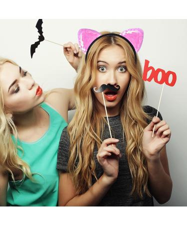 SIQUK 26 Pieces Reversible Sequin Cat Ears Headbands for Girls and Women - 26 Lively Colors - Buy Online on GoSupps.com