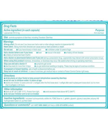 Adventure Home Imodium Gel Caps 24ct + Guide to Vitamins & Supplements Book - Buy Online on GoSupps.com