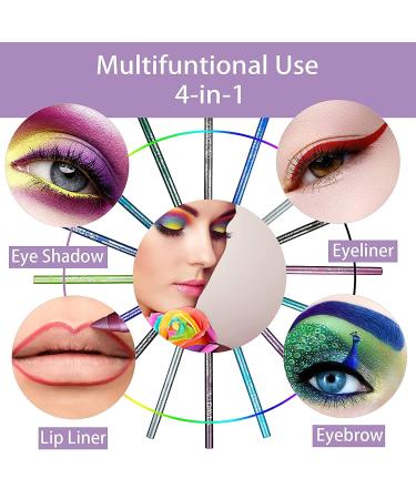 RDGWFB 21 Colors Eyeliner Pen Set - Waterproof Long Lasting Eyeliner Pencil Kit for Professional Eye Makeup - Pearl Eye Liner for Women - Buy Online on GoSupps.com