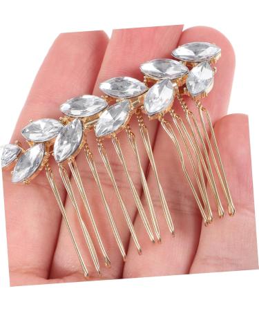 Didiseaon Fashionable Diamond Hair Accessories Hair Clip Wedding Hair Accessories Hair Pin Hair Barrettes Wedding Decor Women Headpiece Hair Comb Bride Crystal Girl - Buy Online on GoSupps.com