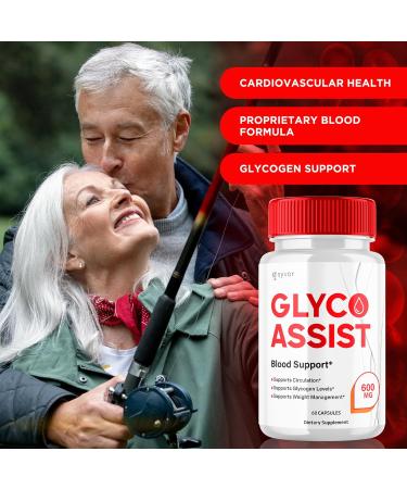 (2 Pack) Glyco Assist Capsules - Glyco Assist Advanced Glycogen Control Pills Maximum Strength Blood Support Supplement - All Natural GlycoAssist Vitamin Daily Health & Wellness Formula (120 Capsules) - Buy Online on GoSupps.com