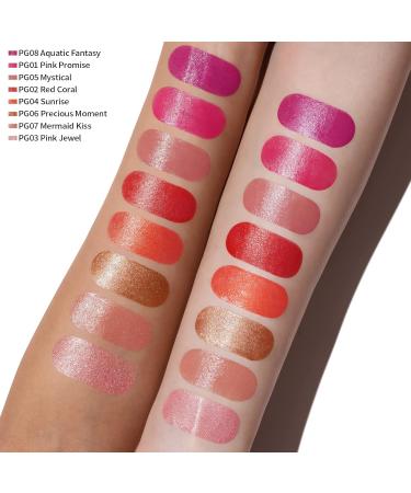 Oulac Moisture Shine Lipstick in Pink Jewel (PG03) - Creamy Shimmering Vegan Lip Care for Moisturized Lips - Buy Online on GoSupps.com