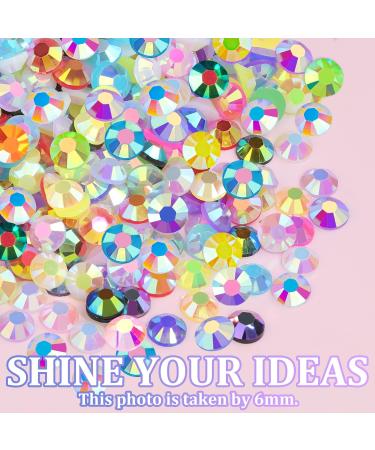 Buy 18000Pcs Resin Jelly Rhinestones - Multicolor 3mm Flatback Gems for DIY Crafts Jewelry Clothing & Nail Art with B7000 Glue - 24 Mix Colors - Buy Online on GoSupps.com
