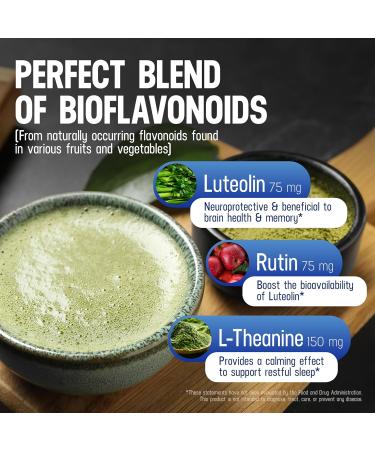 Lutimax Pediatric Powder Brain Supplement with Luteolin Rutin & LTheanine - Kids Memory Focus Muscle & Immune Support Brain Supplement - Nootropic Antioxidants for Brain Health Support 100 Serving Pediatric Powder with L  - Buy Online on GoSupps.com