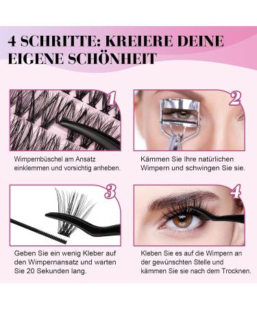 200PCS Eyelash Extensions Set B & Q 0.07D 8-18mm Mix | Lash Glue Remover & Applicators - Perfect for Beginners - Buy Online on GoSupps.com