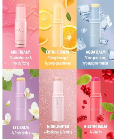 KAHI Aqua Balm Stick | Lightweight Korean Multi Balm & Sun Stick | Moisturizing Skin Balm & Sun Defense | Brightening Beauty Balm (0.32 fl oz - Buy Online on GoSupps.com