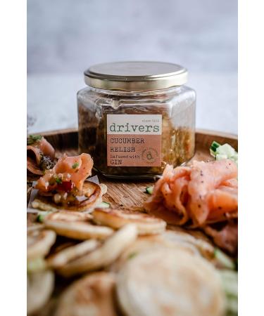 Driver's Pickle Cucumber Relish Infused with Gin 0.35 kg - Buy Online on GoSupps.com