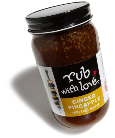 Rub with Love Ginger Pineapple Teriyaki Sauce By Tom Douglas, 16 Ounce