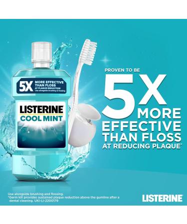 Listerine Essentials Cool Mint Mouthwash 250ml - Pack of 1 - Buy Online on GoSupps.com