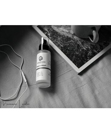 Maneman London Beard Wash | Moisturises Cleans and Conditions Beard |Natural and organic | Argan Jojoba & Aloe Vera oil Vitamin e | Mens Gift (60mL) - Buy Online on GoSupps.com
