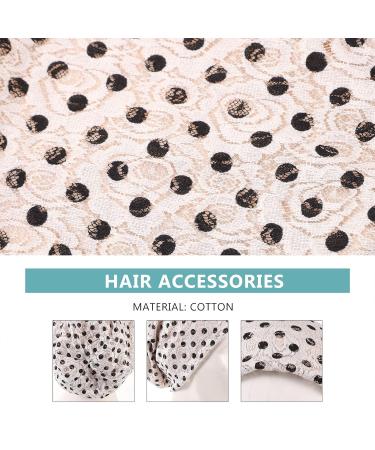 Pretyzoom Chemo Hat for Women | Cotton Night Cap & Hair Turban | Comfortable Sleep Headgear for Hair Loss (Black & Beige 29x27 cm) - Buy Online on GoSupps.com