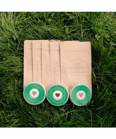 Love the Planet Vegan Mineral Foundation Shade Honey - Eco-Friendly Refill Pouch | International Shipping - Buy Online on GoSupps.com