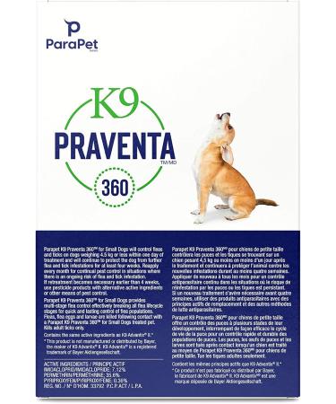 Parapet K9 Praventa 360 for Small Dogs 6 Tubes - Buy Online on GoSupps.com