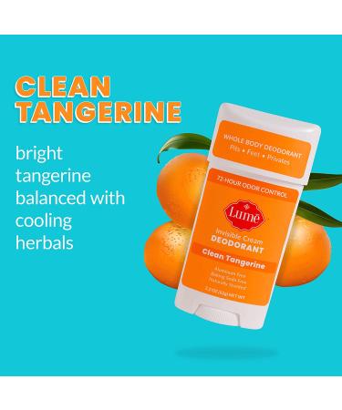 Lume Natural Deodorant Bundle - Aluminum Free, Hypoallergenic, Travel-Friendly (Clean Tangerine) - Buy Online on GoSupps.com