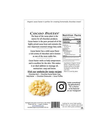 Buy Foods Alive Superfood Cacao Butter Wafers 8 oz â€“ Raw, Organic & Delicious! - Buy Online on GoSupps.com
