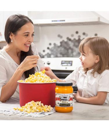 Dutchmans Popcorn Coconut Oil | Butter Flavored 30oz Jar - Vegan, Healthy, Gluten Free - Made in USA - 1.87 lb - Buy Online on GoSupps.com